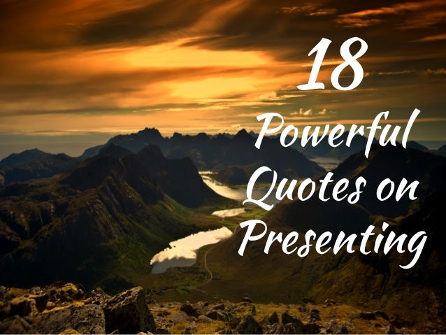 powerful presentations