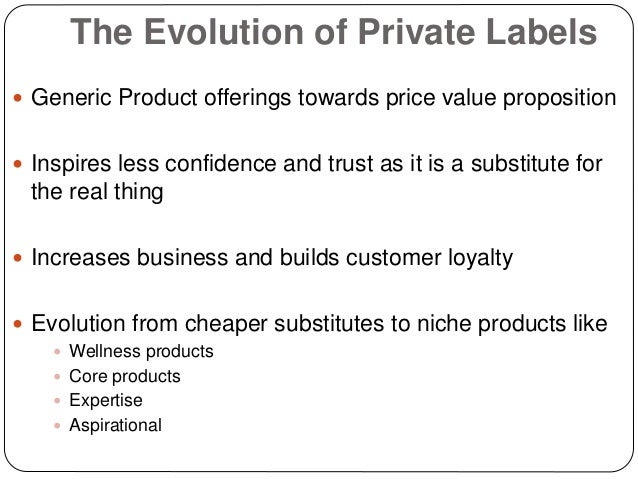 Advantages of private labels