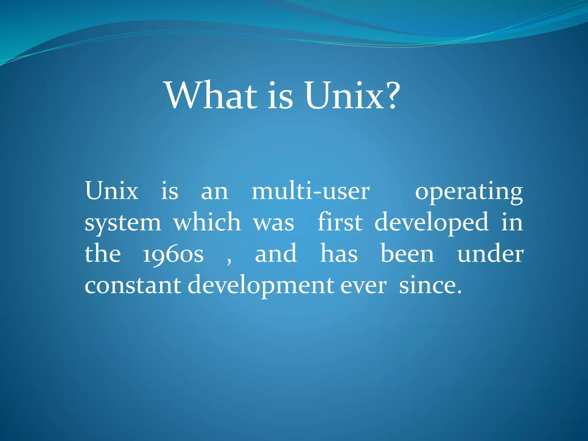 Unix & Linux File System in Operating System | PPT image.