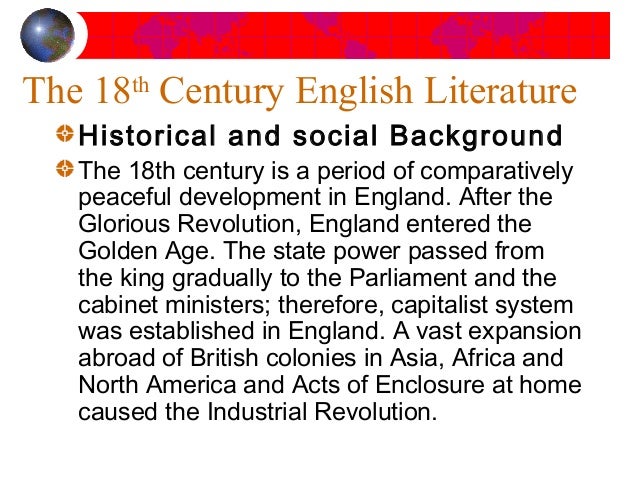 18th and 19th century literature