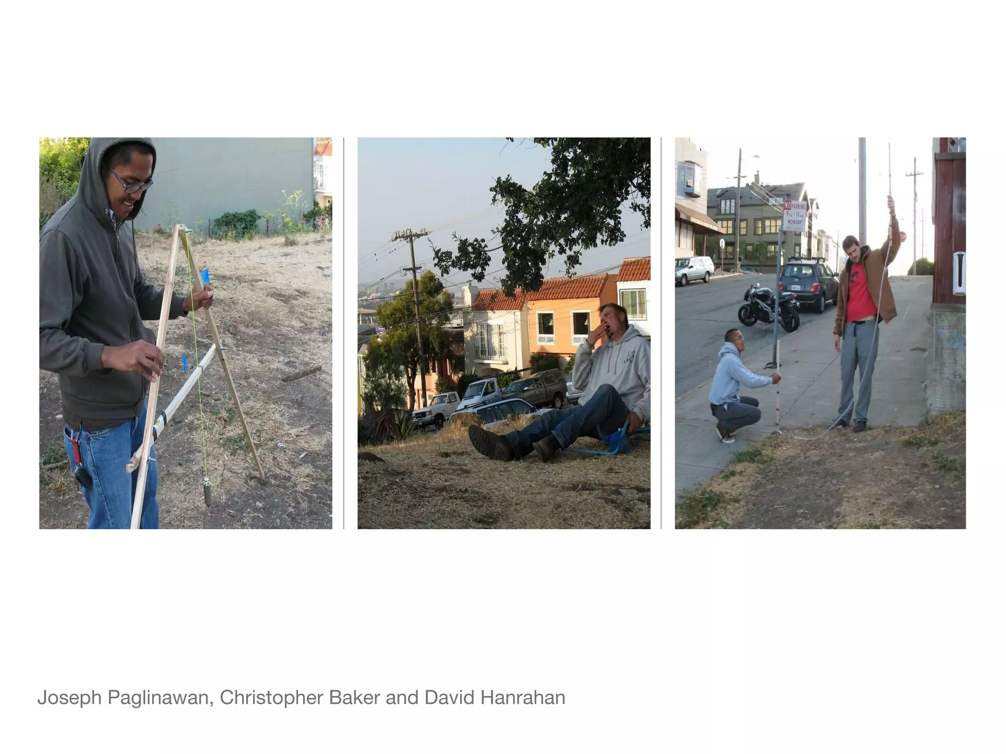 Joseph Paglinawan, Christopher Baker and David Hanrahan 