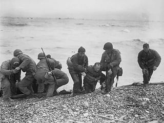 VII. War Comes to an End
A. Victory in Europe
3. Operation Overlord-June 6, 1944 (D-
Day)-Cross-channel invasion by the
Allies into northern France. Allied
forces recaptured Paris and drove the
Germans to Berlin.
 