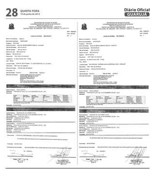 quarta-feira
19 de junho de 2013
28 GUARUJÁ
Diário Oficial
 