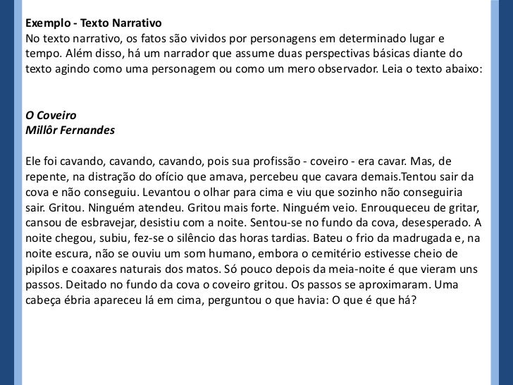 Texto Narrativo Em Primeira Pessoa Pronto 30 Linhas