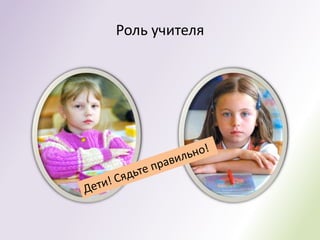 Роль учителя
 