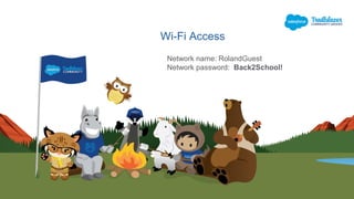 Network name: RolandGuest
Network password: Back2School!
Wi-Fi Access
 
