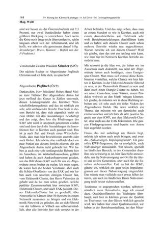 19. LTG-Sitzung am 8. Juli 2010