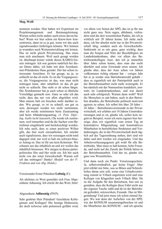 19. LTG-Sitzung am 8. Juli 2010