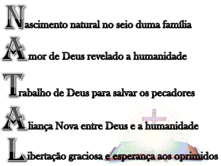 Acróstico - Natal