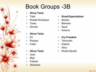 Book Groups -3B
 