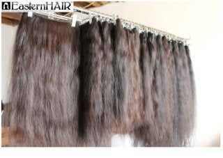 Large Collection of Natural Slavic Brown Hair Extensions