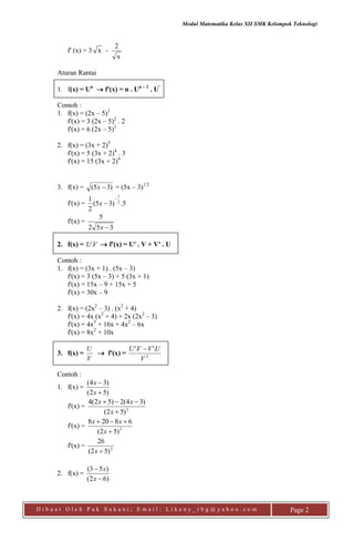 19 Modul Turunan Diferensial Pak Sukani