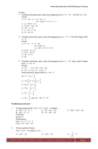 19 Modul Turunan Diferensial Pak Sukani