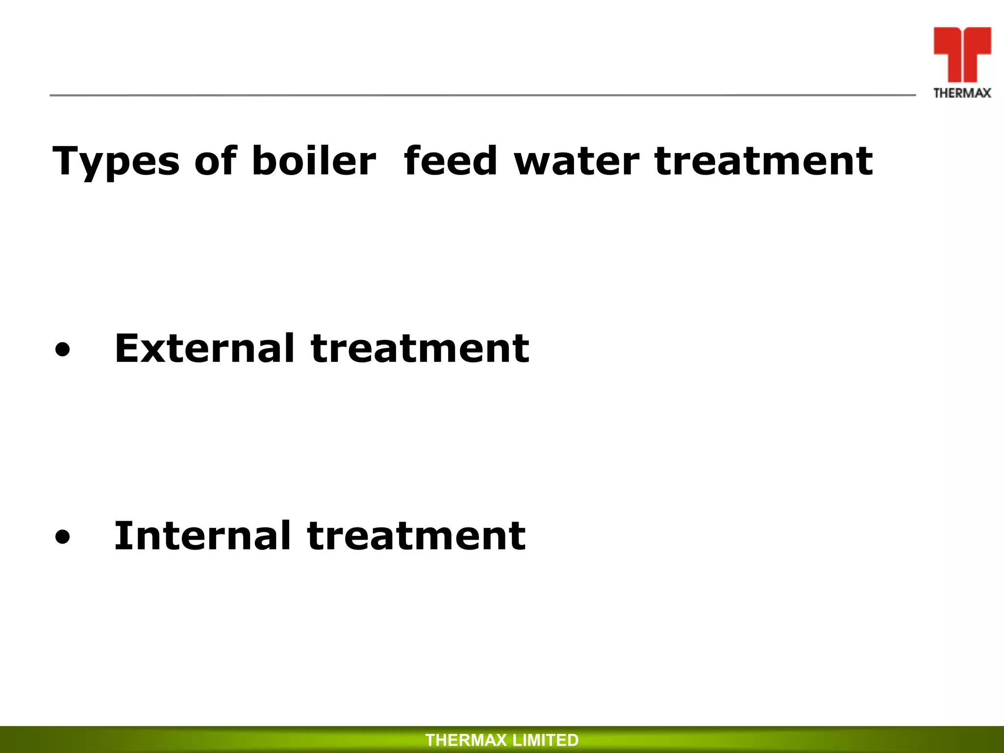 Boiler Water Treatment - | PDF