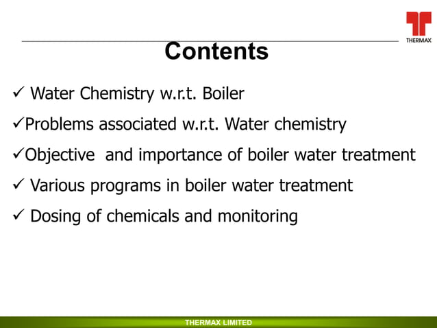 Boiler Water Treatment - | PDF | Chemistry | Science