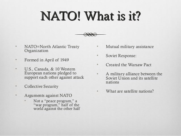 The Cold War Heats Up