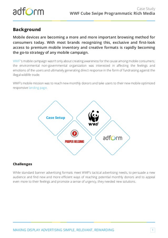 Adform And Wwf Programmatic Rich Media Case Study