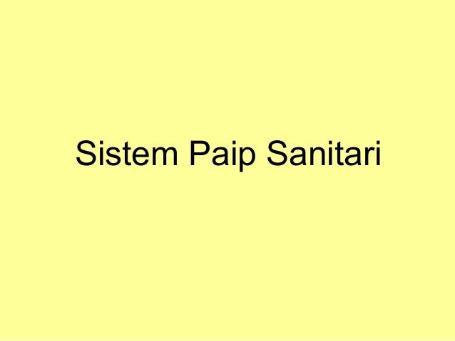 Sanitation system
