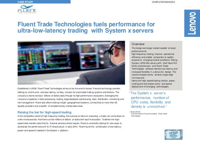 Ultra-low-latency trading systems