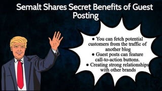 Semalt Unveils Benefits of Guest Posting