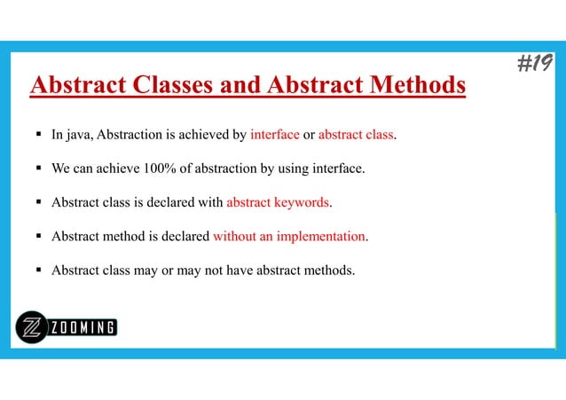 Java Abstraction | PPT