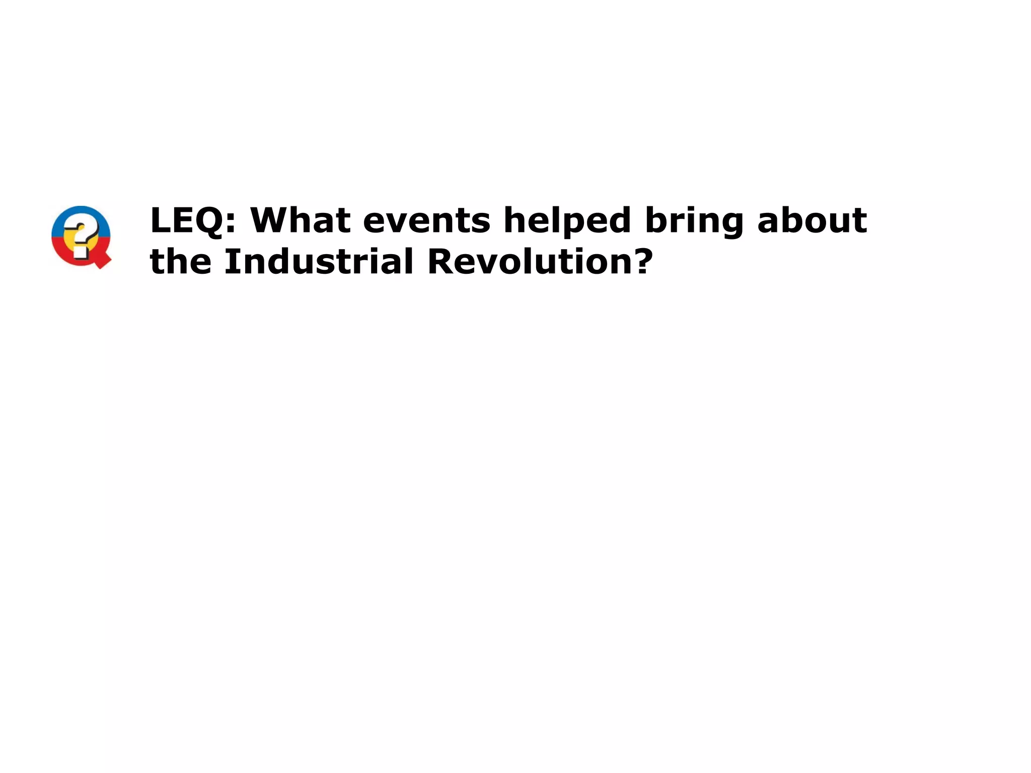Ppt Ch 5 Sec 1 Dawn Of The Industrial Age Powerpoint Presentation