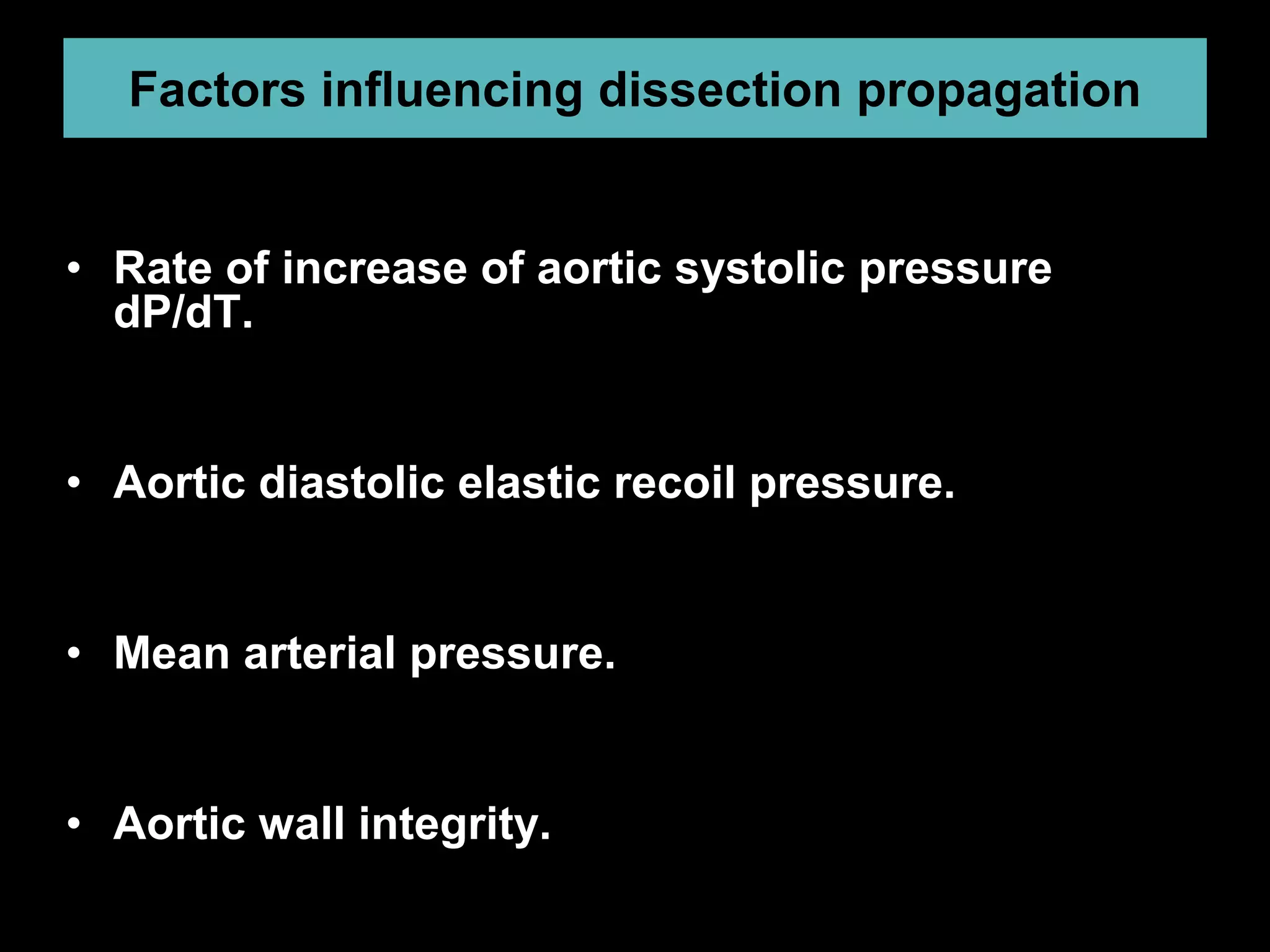 Type B AORTIC DISSECTION | PPT