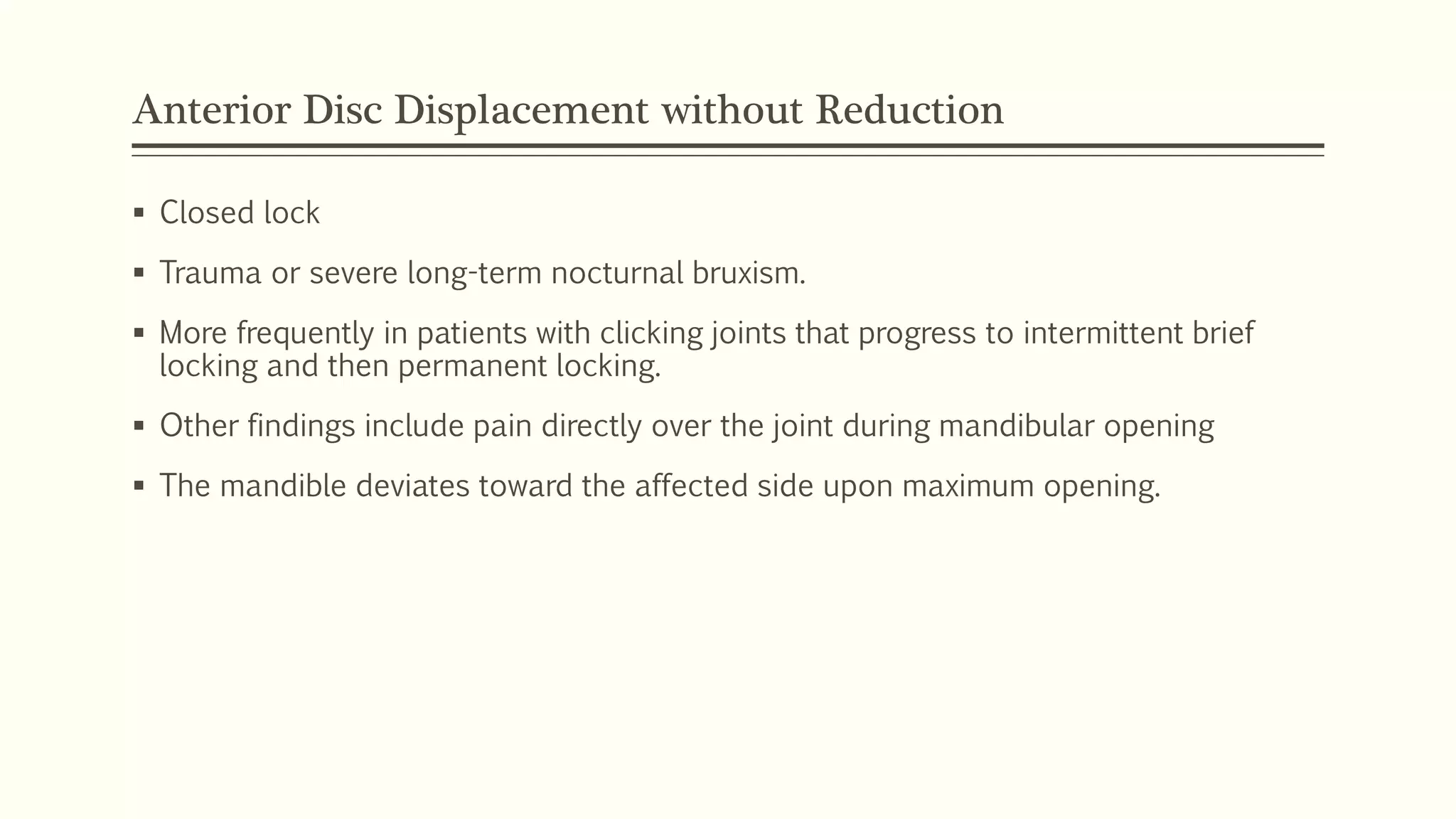 Temporomandibular Joint Disorders | PPTX