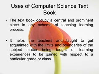 Pedagogy of teaching - Computer Science Text books and computer science ...
