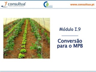 Módulo I.9
___________
Conversão
para o MPB
 