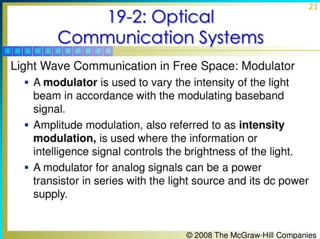Principles of Electronic Communication System - Chapter 19 | PPT