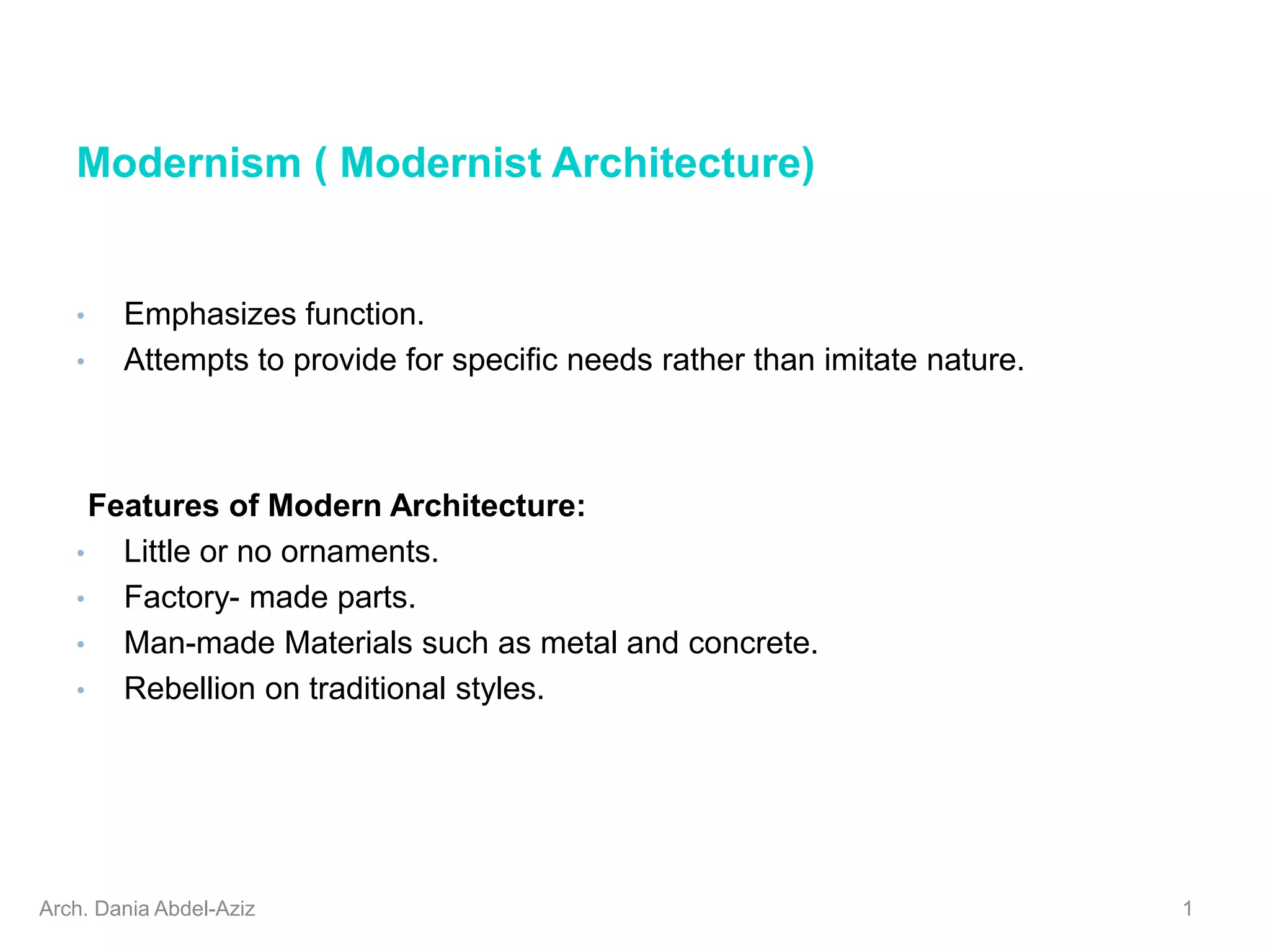 history of contemporary architecture - 19. Desert Modernism, Minimalism.ppt