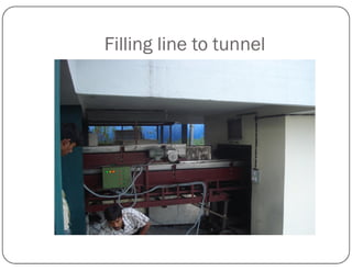 Filling line to tunnel
 