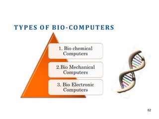 TYPES O F BIO-COMPUTERS
62
 