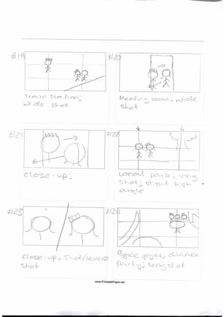 Storyboard - frames 19-24