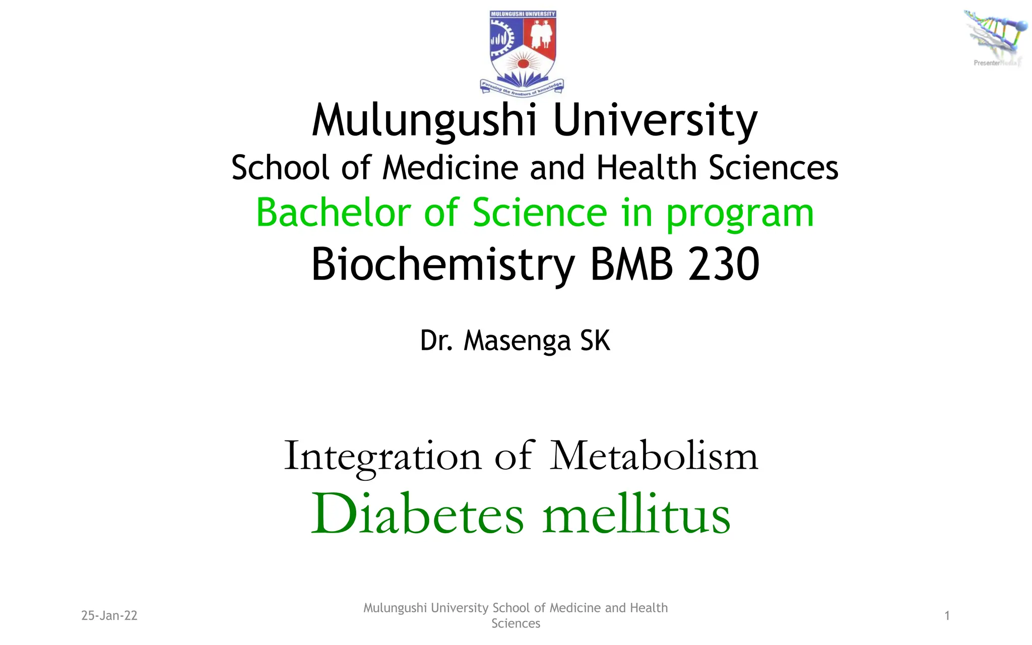 Diabetes mellitus both type 1 and 2 it's causes | PPT