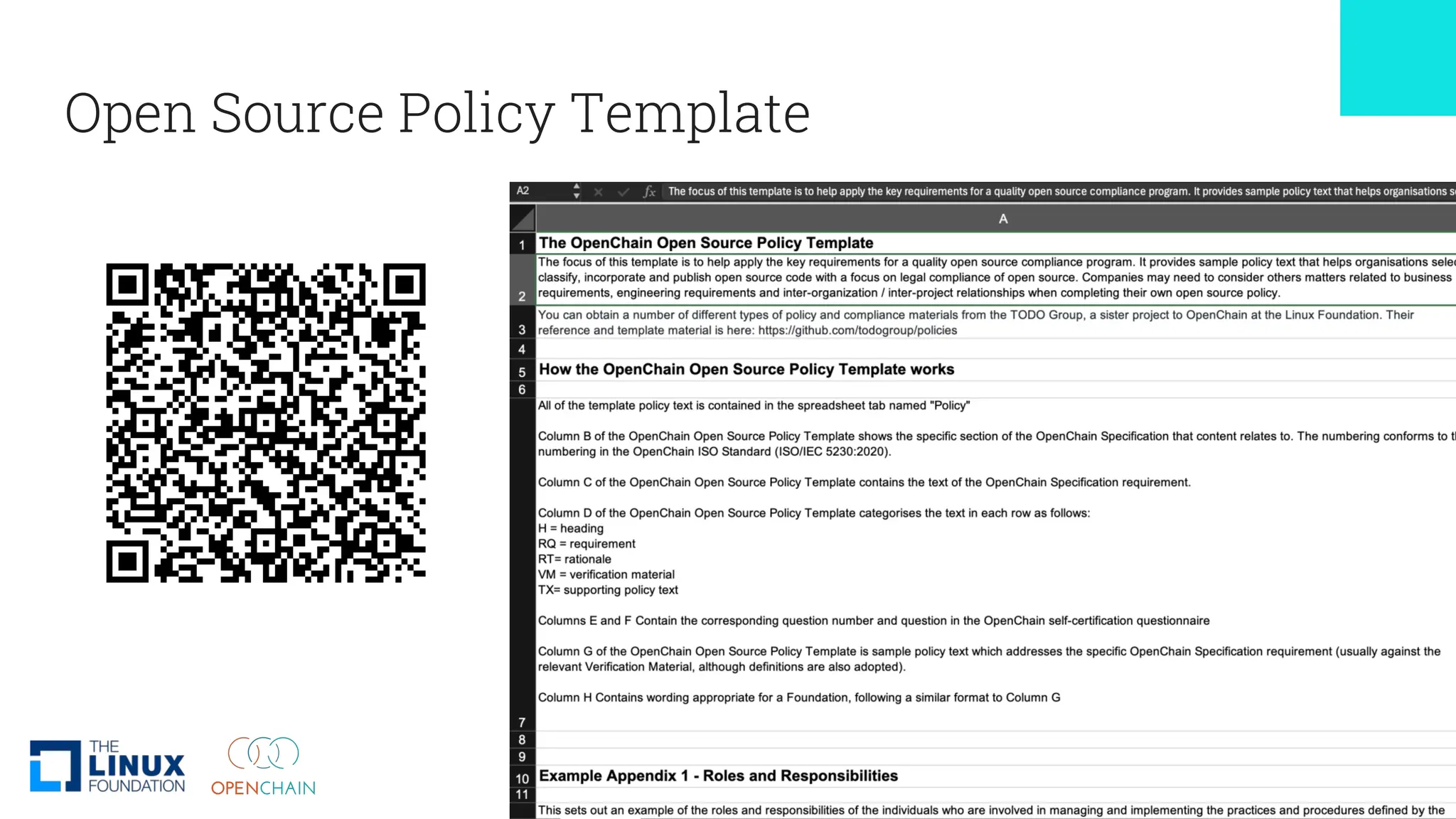 Open Source Policy Template
 