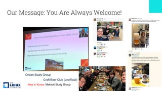 Our Message: You Are Always Welcome!
New in Korea: Makkoli Study Group
 
