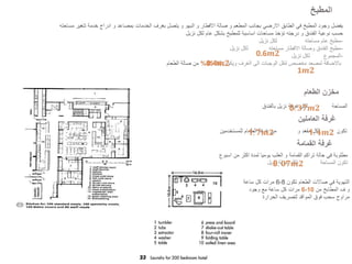 ‫المطبخ‬
‫الطعام‬ ‫مخزن‬
‫العاملين‬ ‫غرفة‬
‫القمامة‬ ‫غرفة‬
 