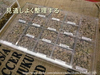 見通しよく整理する




  http://www.flickr.com/photos/cheltenham/4100341188/
 