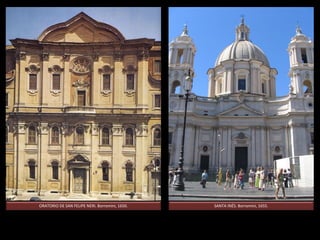 2.1. LA EUROPA DE LA
CONTRARREFORMA
CATÓLICA
La Europa del siglo XVII es la
Europa de la Guerra de los Treinta
Años, de los enfrentamientos
entre las monarquías católicas y
las protestantes. Roma es la
cabeza de la cristiandad y marca
las directrices a seguir por las
potencias católicas en materia de
arte según la ideología de la
Contrarreforma.
El arte se vuelve espectáculo al
servicio de la idea del Triunfo de
la Iglesia católica. Se busca una
arquitectura sorprendente,
maravillosa, inesperada y teatral
que asombre al fiel y le anime a
seguir en el seno de la iglesia
católica.
EL CONCILIO DE TRENTO
 