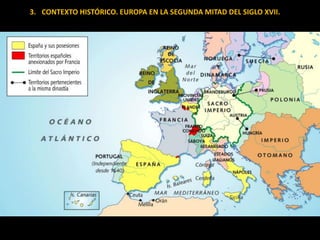 3. URBANISMO BARROCO
El arte barroco se caracteriza por tratar de integrar las distintas manifestaciones artísticas en un todo
unitario destinado a sorprender y maravillar, y a servir de vehículo de propaganda del poder político
o religioso.
En el caso del urbanismo, se busca la integración de arquitectura, monumentos, calles y
plazas en un plan global para formar una nueva ciudad, heredera del Renacimiento
pero a la vez muy diferente.
 