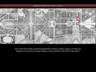 PALACIO DE VERSALLES.
Luis le Vau y Jules Hardouin Mansart. S. XVII-XVIII.
 