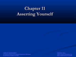 Chapter 11 Asserting Yourself 