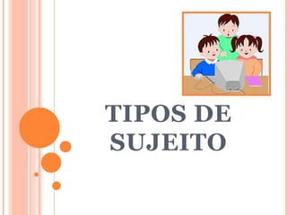 TIPOS DE
SUJEITO
 