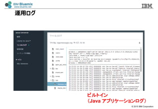 ? 2015 IBM Corporation
\å
ӥȥ
Java ץꥱ`
 
