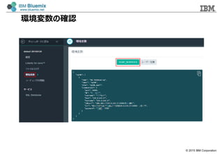 ? 2015 IBM Corporation
hδ_J
 
