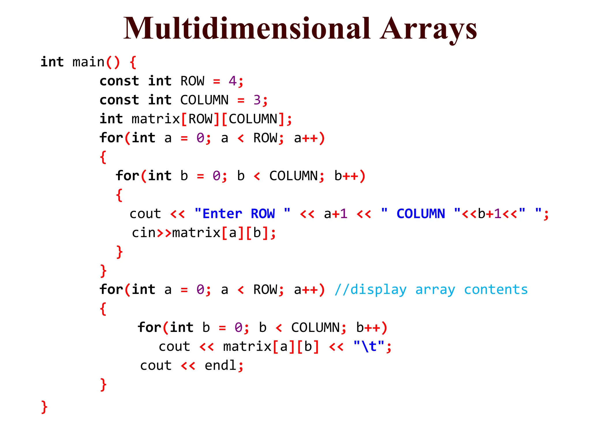 19-Lec - Multidimensional Arrays.ppt