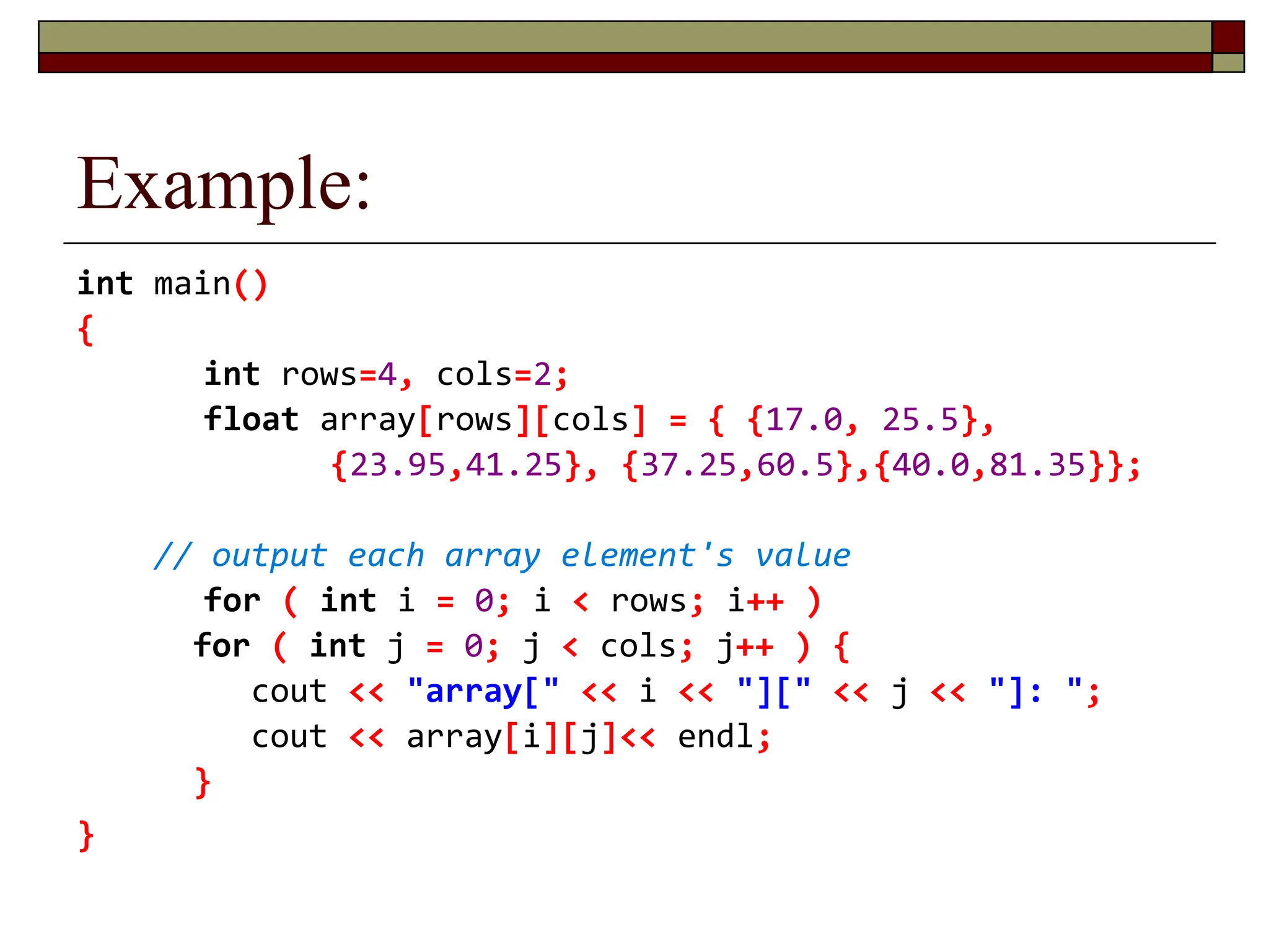 19-Lec - Multidimensional Arrays.ppt | Free Download