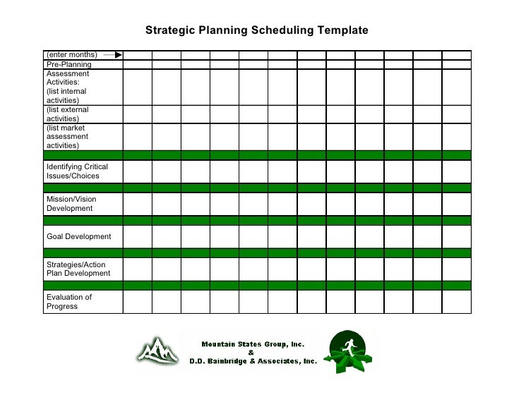 strategic plan outline template
